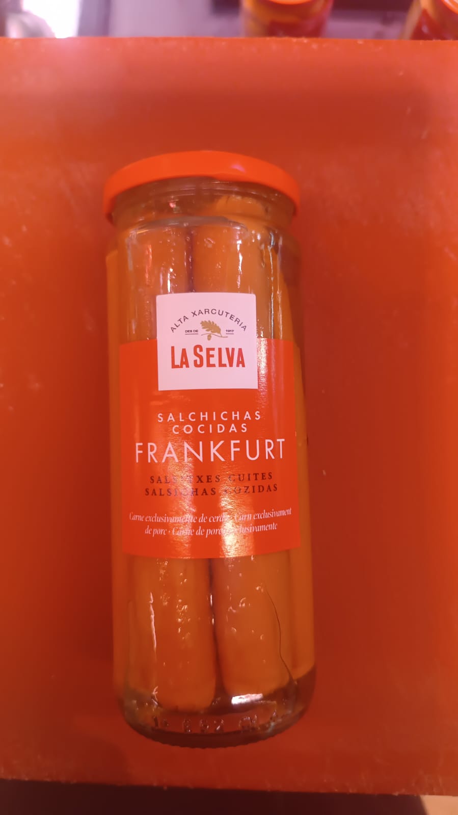 Salchichas Frankfurt La Selva